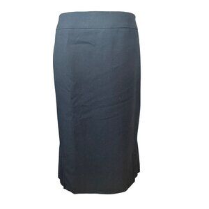2/$30 NWOT Classic 8 Black Tahari Arthur Levine Skirt With Pleated Hem Design